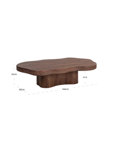 Table Basse Manguier Forme Libre SHERMAN - Richmond
