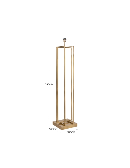 Lampadaire Cage Laiton Vieilli JALINIA - Richmond