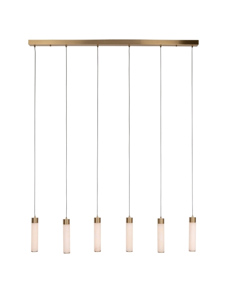 Linear Alabaster 6-Light Pendant ELARIS