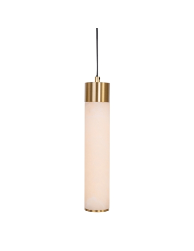 Lineare Hängelampe aus Alabaster mit 6 Leuchten ELARIS