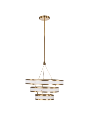 Tiered Alabaster-Effect Chandelier CEALORA - Richmond