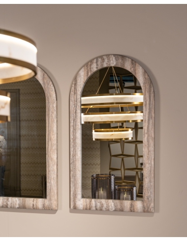 Tiered Alabaster-Effect Chandelier CEALORA - Richmond