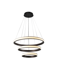 Crossed Rings Chandelier Alabaster Effect AUREVIA - Richmond