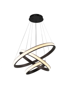 Crossed Rings Chandelier Alabaster Effect AUREVIA - Richmond 2
