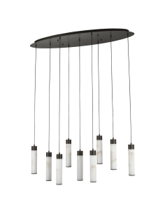 Lustre Linear 9 Luzes Bronze CHAVINE - Richmond 2