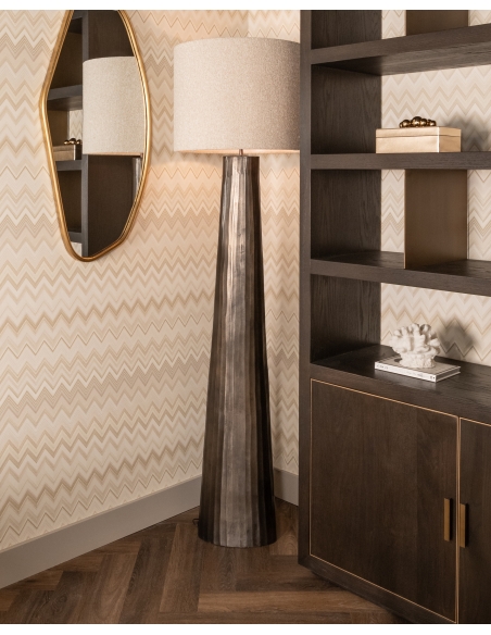 Lampadaire Colonne Conique Bronze VELVYN - Richmond