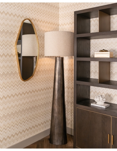 Conical Column Floor Lamp Bronze VELVYN - Richmond