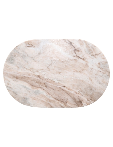 Pink Marble Gold Sofa Side Table BOTTEGA