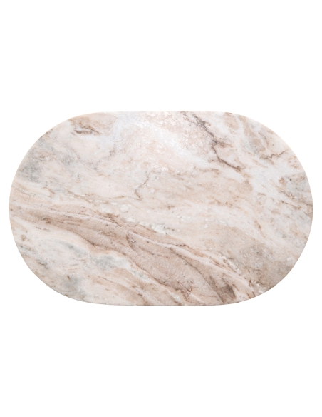 Pink Marble Gold Sofa Side Table BOTTEGA