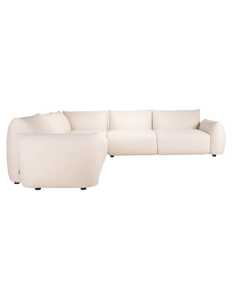 Modulaire hoekbank voor buiten beige DAWSON