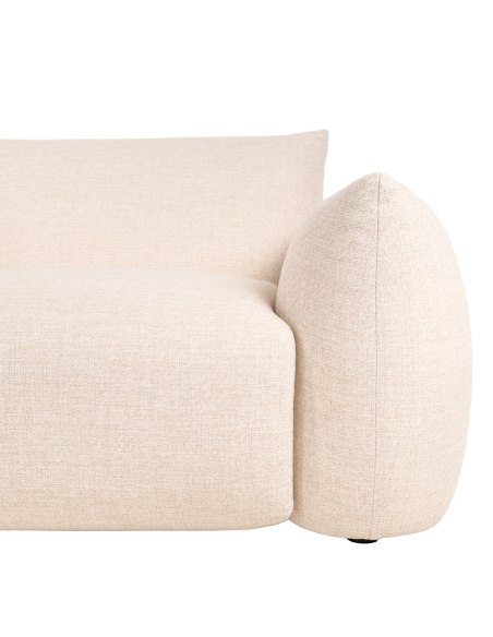 Canapé d'Angle Modulaire d'Extérieur Beige DAWSON