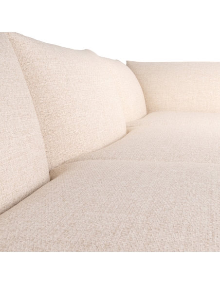 Divano angolare modulare da esterno beige DAWSON