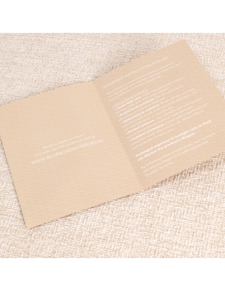 Modulaire hoekbank voor buiten beige DAWSON