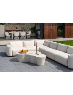 Erweiterungselement für Outdoor-Sofa Beige DAWSON 2