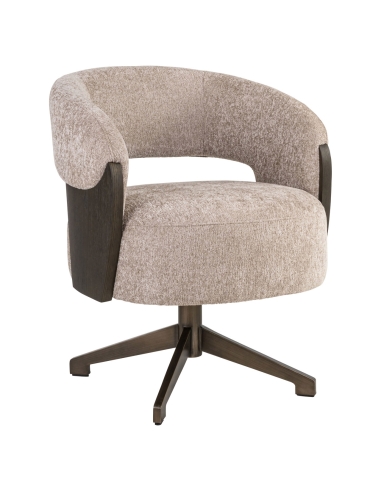 Swivel Dining Chair Sand Oak POLLUX