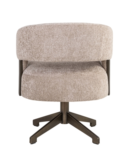 Silla de comedor giratoria arena roble POLLUX