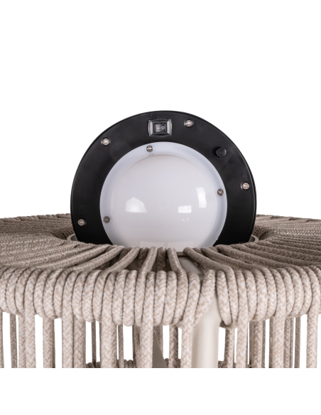 Lampada da esterno solare beige chiaro LUNAR
