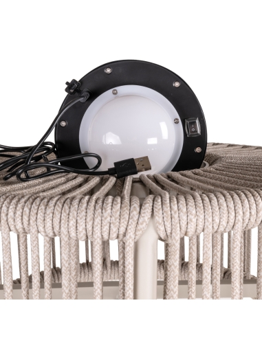 Lampada da esterno solare beige chiaro LUNAR