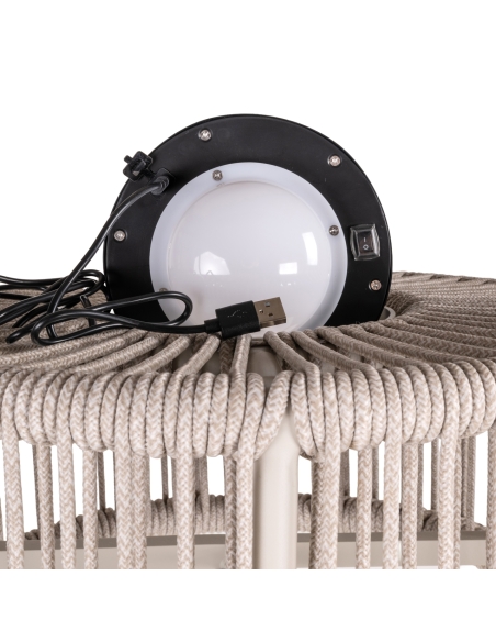 Lampada da esterno solare beige chiaro LUNAR