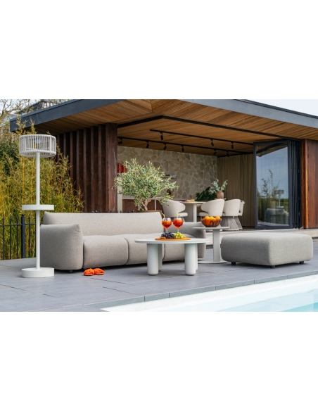 Lampada da esterno solare beige chiaro LUNAR