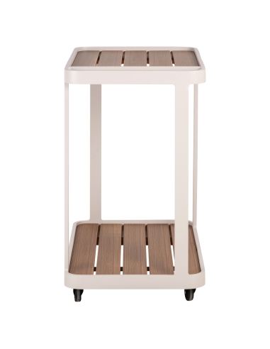Carrello bar rotante da esterno beige SPRITZ