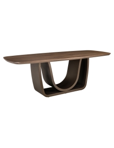Mesa de comedor Nogal Base Latón 230 cm WINDSOR