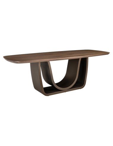 Mesa de comedor Nogal Base Latón 230 cm WINDSOR