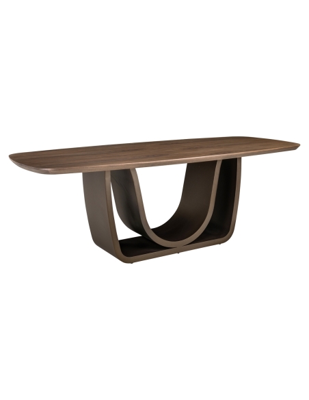 Esstisch Nussbaum Messinggestell 230 cm WINDSOR