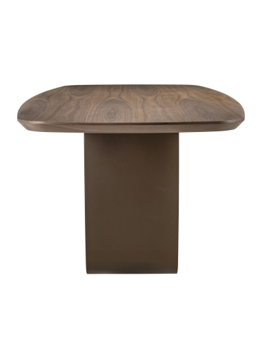 Esstisch Nussbaum Messinggestell 230 cm WINDSOR