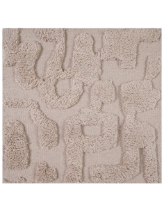 Wollen tapijt met abstract motief beige 200x300 LA GOMERA 2