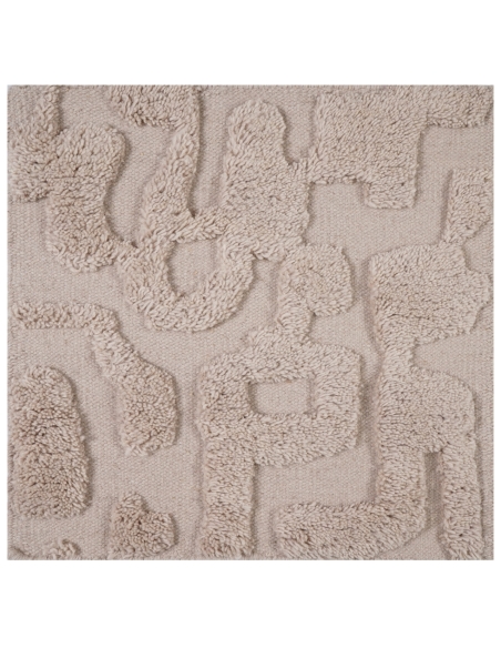 Tapis en Laine Motif Abstrait Beige 200x300 LA GOMERA
