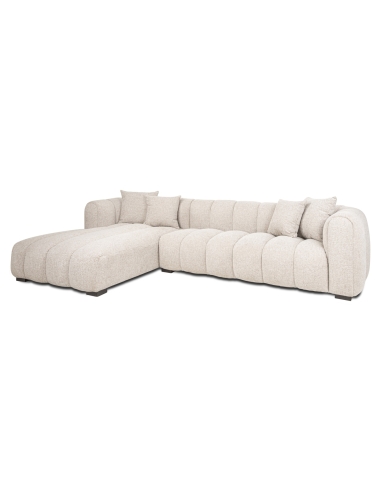 Divano angolare chaise longue sinistra naturale NOVARO