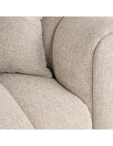 Sofá esquinero chaise longue izquierdo natural NOVARO