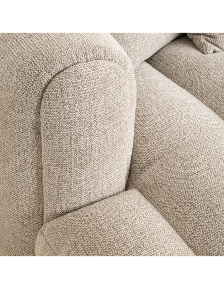 Divano angolare chaise longue sinistra naturale NOVARO