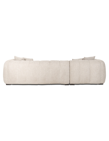 Sofá esquinero chaise longue izquierdo natural NOVARO