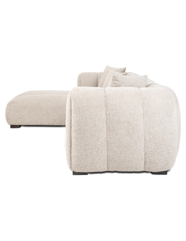 Divano angolare chaise longue sinistra naturale NOVARO