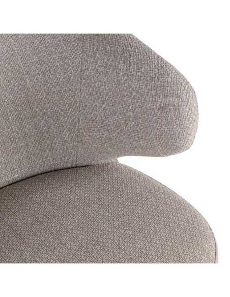 Chaise de Salle à Manger d'Extérieur Corde Greige NUBA