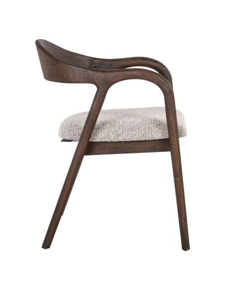 Silla de comedor de madera maciza Moka MIHARA