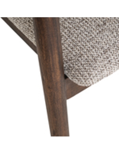 Chaise de Salle à Manger Bois Massif Moka MIHARA