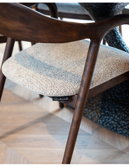 Silla de comedor de madera maciza Moka MIHARA