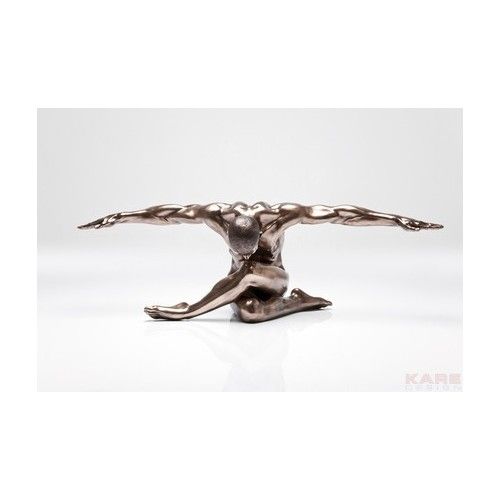 Athlet-Statue-Mann sitzender Aspekt Bronze 137cm