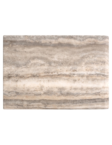 Table d'Appoint en C Marbre Naturel Gris DENIZLY