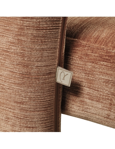 Chaise de Salle à Manger Velours Terracotta SOHO