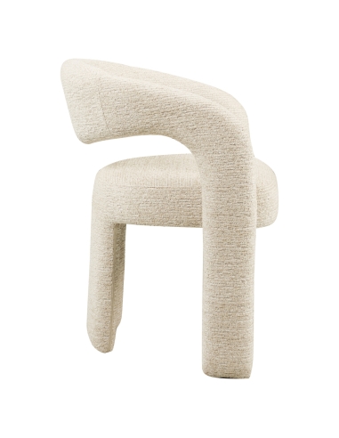 Chaise de Salle à Manger Bouclé Coloris Naturel SOHO
