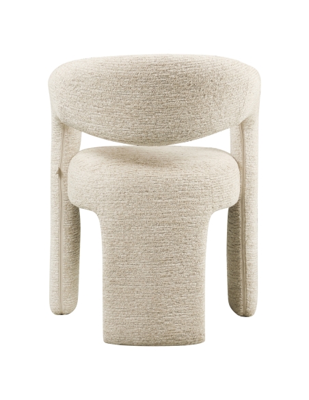 Chaise de Salle à Manger Bouclé Coloris Naturel SOHO