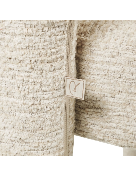 Natural-Coloured Bouclé Dining Chair SOHO