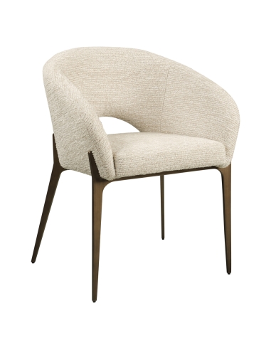 Dining Chair Fabric Natural Colour KENZI