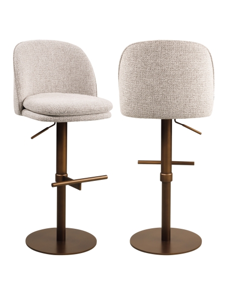 Banco de Bar Giratório Regulável Moka VESPER