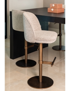 Taburete de Bar Giratorio Regulable Moka VESPER 2