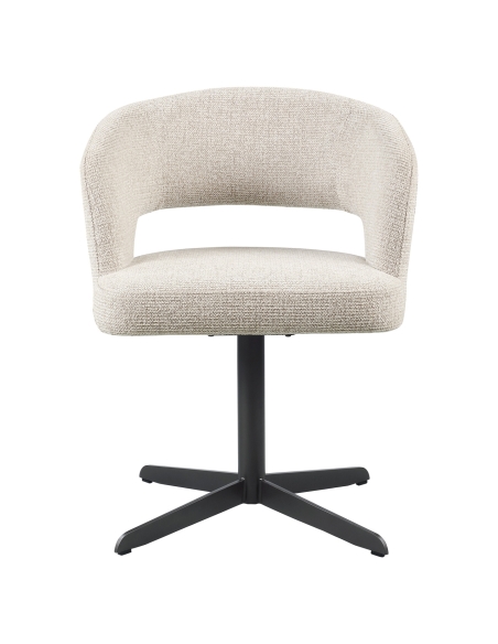 Esszimmerstuhl aus Naturstoff BLANCA